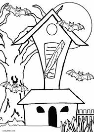 These spring coloring pages are sure to get the kids in the mood for warmer weather. Printable Haunted House Coloring Pages For Kids