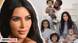 Earlier this year kim kardashian said her older sister kourtney was the 'least interesting' to look at. Kim Kardashian Photoshopped One Kid Into Their Christmas Card Youtube