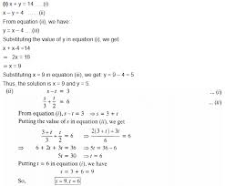 Grade 10 math is a student teacher friendly website compiling the entire grade 10 math curriculum. Ncert Solutions For Class 10 Maths Chapter 3 Pair Of Linear Equations In Two Variables Ex 3 3