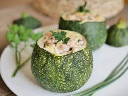 Courgette Farcie Au Thon Et Ricotta Recette Courgette Farcie Au Thon Courgettes Farcies Recette Avec Courgette