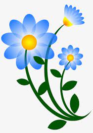 Please, give attribution if you use this image in your website. Blue Flower Clipart Spring Flower Flowers Clip Art Vector Png Image Transparent Png Free Download On Seekpng