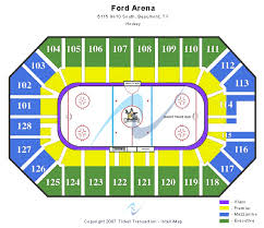 Ford Park Arena Tickets Ford Park Arena Seating Chart