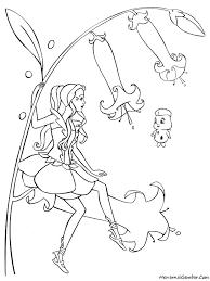 Mewarnai bunga yang bagus 18. Mewarnai Barbie Fairytopia Mewarnai Gambar