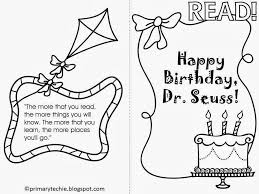 The Primary Techie Celebrating Seuss With Math Reading Science And Freebies Dr Seuss Birthday Dr Seuss Activities Dr Seuss Coloring Pages