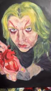 I painted this years ago, before the burnout and before life flipped upside  down, when I was still a version of myself that now feels like a stranger.  It is the only