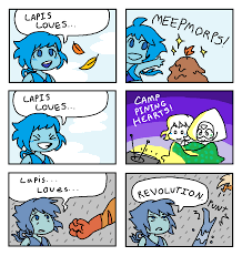 Maybe you would like to learn more about one of these? Lapis Loves Revolution By Mintykiwi Ponyo Loves Revolution Steven Universe Memes Steven Universe Comic Steven Universe Gem