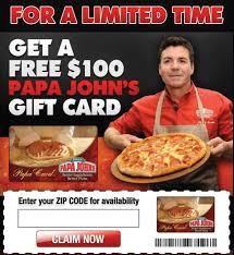 Pin By Sarmin Sultana On Free Papa John S Gift Cards Free Gift Cards Gift Card American Gifts