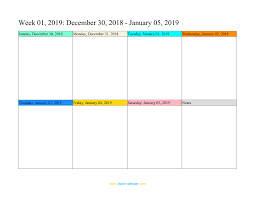 Maybe you would like to learn more about one of these? Weekly Calendar 2019 Word Excel Pdf
