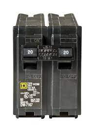 It has three slots, including a semicircular one for the ground pin. Square D Homeline 2 Pole Standard Circuit Breaker At Menards