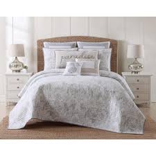 Alibaba.com offers 65 plantation bedroom furniture products. Oceanfront Resort Tropical Plantation 3 Piece Grey Coastal Queen Quilt Set Qs1966fq 2300 The Home Depot