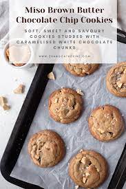 Miso Brown Butter Chocolate Chip Cookies Catherine Zhang Recipe Butter Chocolate Chip Cookies Asian Cookie Recipe Brown Butter Chocolate Chip Cookies