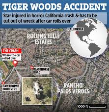 Ran off the road and landed on a hillside near los angeles, causing leg injuries that required mr. R282nf90edvxfm