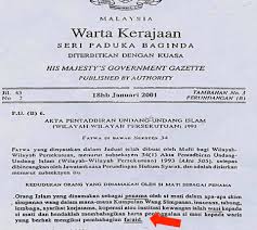 7 julai 1993 tarikh diterbitkan dalam warta : Penama Kedudukan Orang Wasiyyah Shoppe Shamy Haqq Facebook