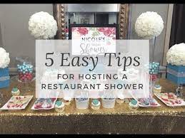 Hosting A Bridal Or Baby Shower At A Restaurant Youtube Baby Shower At Restaurant Bridal Shower Decorations Sprinkle Baby Shower