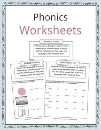 phonics table worksheets examples definition for kids