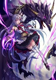It's more of a nice designer coat not so much a sketch serial killer one. Gray Haired Female Anime Character Wallpaper Dress Dragon Thigh Highs White Hair Hd Wallpaper Wallpaper Flare
