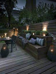 Terrific Exterior House Lighting Ideas Uk One And Only Kennyslandscaping Com Backyard Seating Area Backyard Seating Backyard Patio