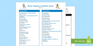 Discover all the winter olympic sports from our complete list at olympics.com and read the latest news and watch videos from your favourite winter olympic sport discipline. Winter Olympics And Winter Sports Book List