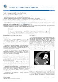 It&#x27;s estimated that 3,000 people—mostly men over the age of 70—are diagnosed with mesothelioma annually. Pdf Pain Management In Mesothelioma