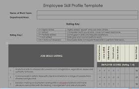 Get Employee Skill Profile Template Xls Excel Xls Templates Project Management Templates Excel Templates Project Management Skills