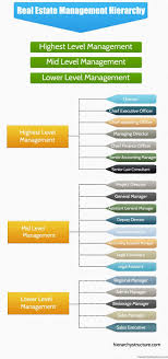 Real Estate Management Hierarchy Organizational Management
