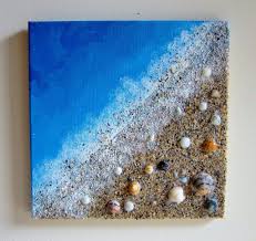 Diy Ergo Texnhs Pinakas Zwgrafikhs Paralia Mit Bildern Strandmalerei Steinkunst Muschelkunst