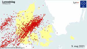 More images for lynnedslag kort » Mange Lynnedslag I Nat Voldsomt Tordenvejr Trak Hen Over Aarhus Og Ostjylland Stiften Dk