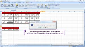 How To Use The Spell Checker With Excel 2007 Youtube