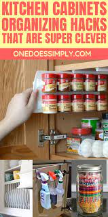 21 Awesome Ideas To Organize Your Kitchen Cabinet One Does Simply Kitchen Cabinet Storage Kitchen Cabinet Organization Ideas Cabinets Organization