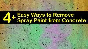 The graffiti remover can be used on vulnerable surfaces, such as varnish, paint. 4 Easy Ways To Remove Spray Paint From Concrete