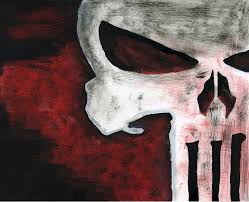 The punisher logo, background, blood, skull, scratches, spooky. Hd Wallpaper The Punisher Digital Wallpaper Skull No People Red Close Up Wallpaper Flare
