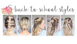 Rocking your hair doesn't have to take hours in the morning before school. Back To School Easy Hairstyles For Short Hair Novocom Top