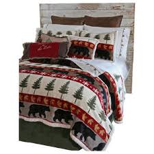 Campfire by donna sharp quilts $32.00 to $390.00 sale! Tall Pine 5 Piece Plush Cabin Bedding Set Rustic Comforters And Comforter Sets By Carstens Houzz