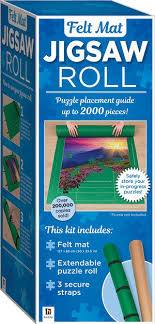 Puzzle roll up mat large jigsaw puzzles mat roll up 2000 pieces puzzles 47 x 30. Jigsaw Felt Roll Felt Mat 2020 Edition Puzzle Placement Guide Up To 2000 Pieces By Hinkler Books 9354537000936 Booktopia