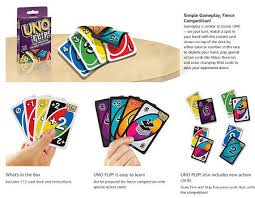 Once the cards are shufﬂed each player is dealt 7 cards. China Uno Flip Family Card Game With 112 Cards In A Sturdy Storage Tin Makes A Great Gift For 7 Year Old On Global Sources Uno Flip Family Card Game Great Gift Uno Flip
