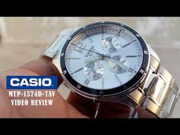 Casio Mtp 1374d 7a Erkek Kol Saati Youtube