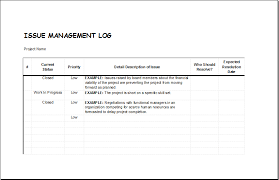 The topics discussed in these slides are . Issue Management Log Template For Excel Excel Templates