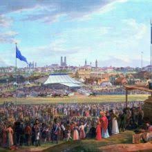 Haus Der Bayerischen Geschichte Konigreich Pferderennen Anlasslich Der Hochzeit Des Bayerischen Kronprinzen Ludwig Mit Therese Von Sachsen Hildburghausen Am 17 Oktober 1810
