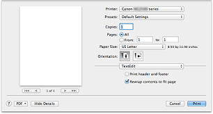 Restart the printer and computer. Canon Pixma Manuals Mg2500 Series Print Dialog