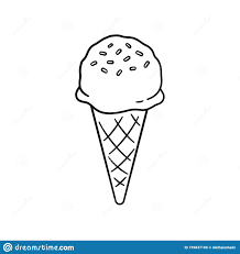 la creme glacee simple de scoop avec arrose sur illustration cone sucre dans les dessins animes d un ensemble schema vecteur du page couleur 199847186 coloriage lego batman harley quinn