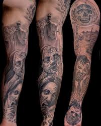 Black and grey tattoos are generally believed to have originated within prison systems, where inmates had no access to colored ink. Black And Grey Tattoos And Artist Green Bay Wisconsin Katana Tattoo