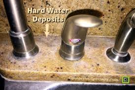 cleaning hard water stains on marble