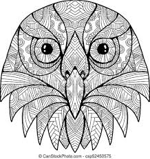 Browse the user profile and get inspired. Australischer Bellen Eule Mandala Mandala Stil Illustration Eines Kopfes Eines Australischen Barking Owl Ninox Connivens Canstock