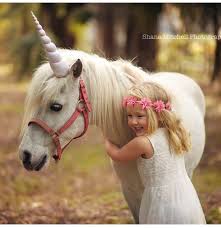 A Girl And Her Unicorn This Is So Cute I Could Die Horse Girl Photography Unicorn Pictures Baby Photoshoot Girl