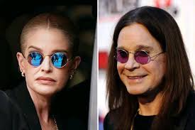 Kelly Osbourne wears Ozzy's signature sunglasses at funeral