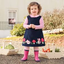 Girls Mouse Jumper Dress Jojo Maman Bebe Pinafore Dress Pinafore Flower Girl Dresses