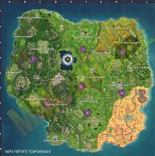 Con la llegada de la temporada 5 de fortnite llegaron igualmente los beneficios del pase de batalla al cual puedes acceder pagando 950 pavos y que brindan un largo listado de recompensas que se adquieren cada que se sube de nivel desde el 1 hasta el 100. Mapa De La Temporada 6 Fortnite En Espanol Fortnite Temporadas Fondo De Pantalla De Ipad