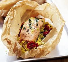 It's very easy to prepare and it makes great leftovers. Salmon Couscous And Dill Parcels