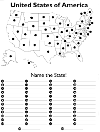 Map Of The United States With Blanks To Label Each State Map Quiz States And Capitals State Capitals Quiz