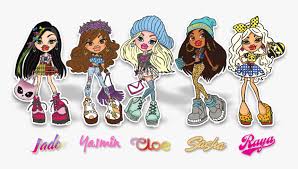 Large png 2400px small png 300px. Transparent Hello My Name Is Clipart Cartoon Bratz Dolls Names Hd Png Download Kindpng